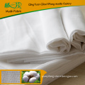 100% twill bamboo yarn dyed fabric for garments ,T-shirt muslin gauze fabric